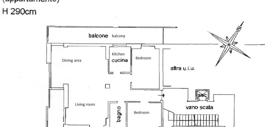 A lovely apartment in Foce area