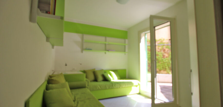 A modern apartment next to the village