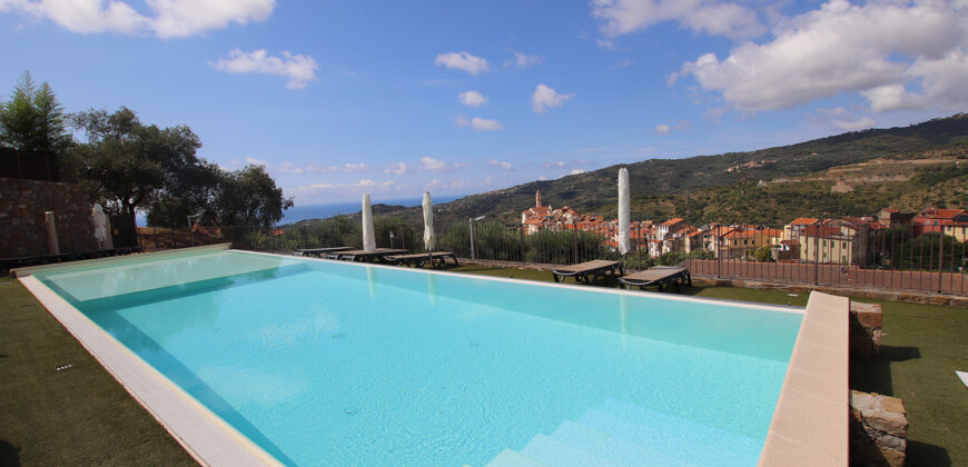 A modern apartment next to the village