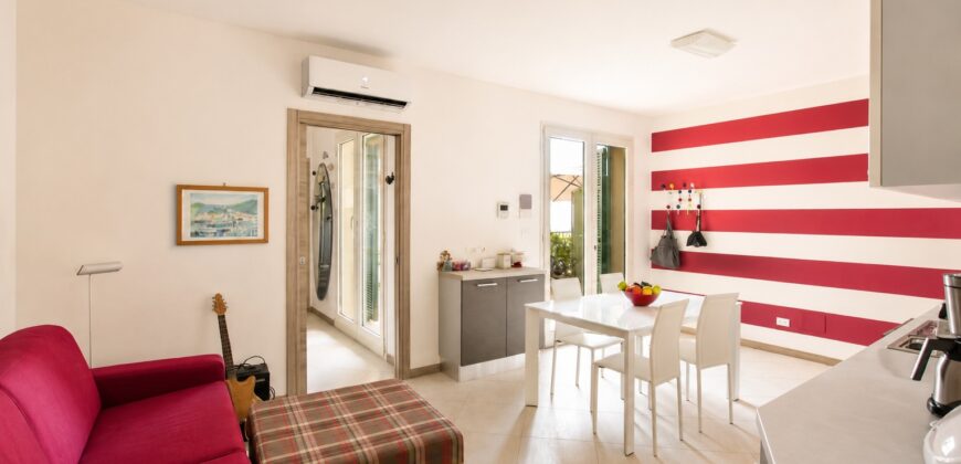 A modern apartment next to the village