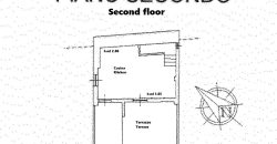 En mysig lägenhet med rymlig takterrass i La Pigna