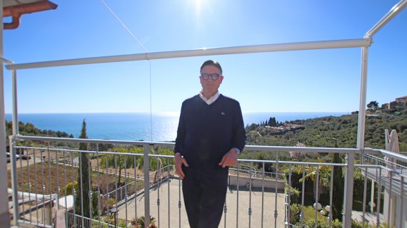 A top modern apartment with fantastic views