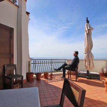 A historic townhouse with terrace