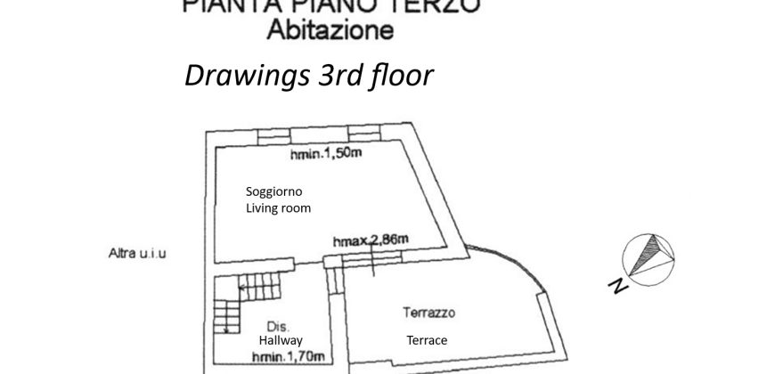 A historic townhouse with terrace