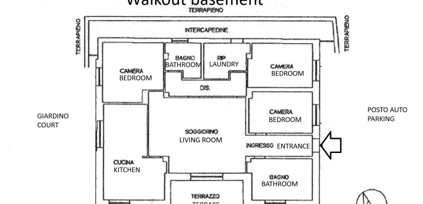 State-of-the-art apartment in a semi-detached villa