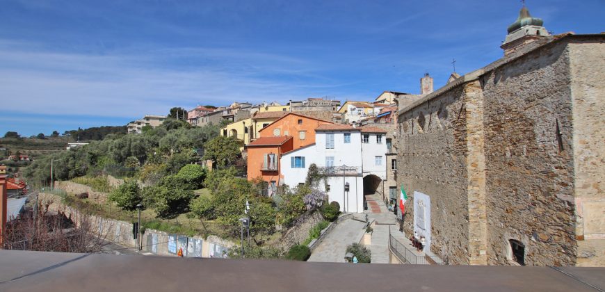 A historic townhouse with terrace