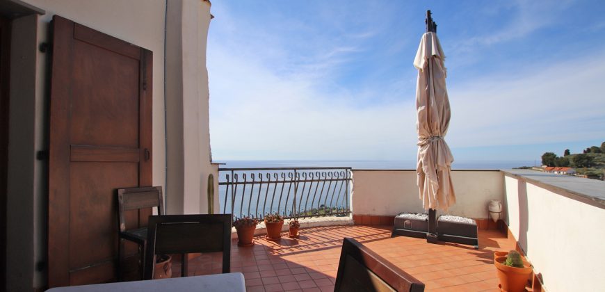 A historic townhouse with terrace