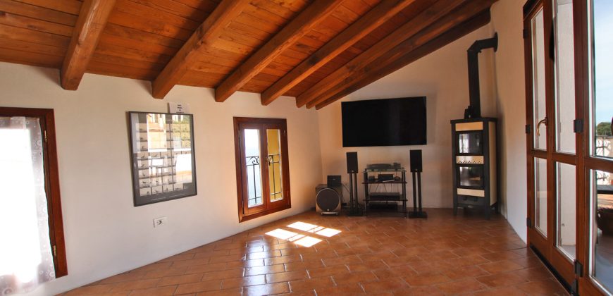 A historic townhouse with terrace