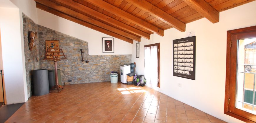 A historic townhouse with terrace