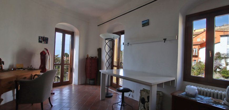 A historic townhouse with terrace