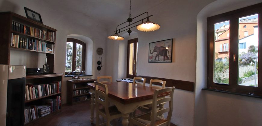 A historic townhouse with terrace