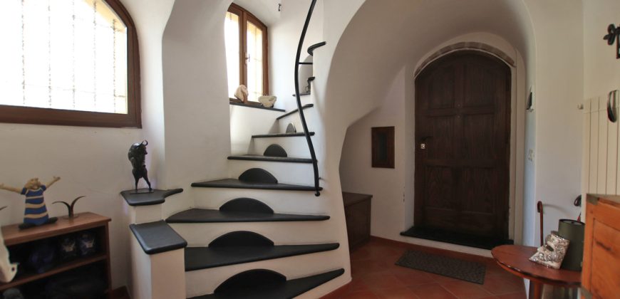 A historic townhouse with terrace