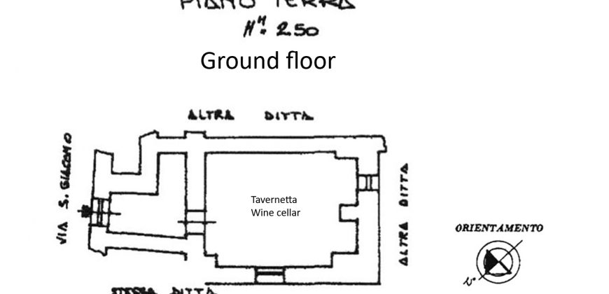 A historic townhouse with terrace