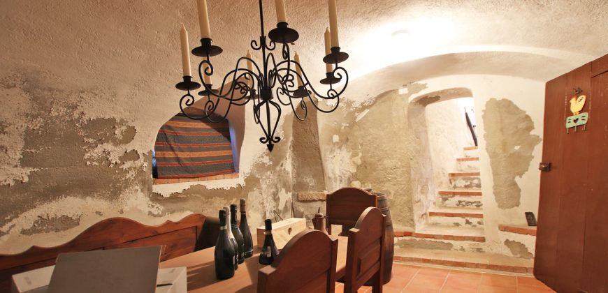 A historic townhouse with terrace