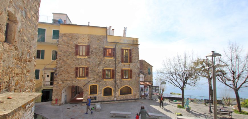 A historic townhouse with terrace