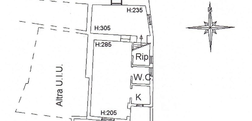 Apartment with terrace in the ancient Taggia