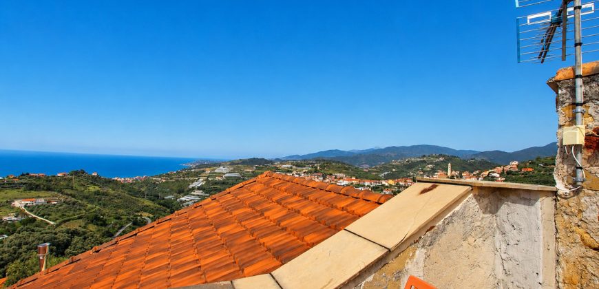 Storical apartment with terrace in a calm village