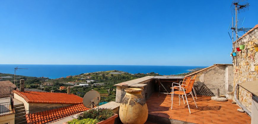 Storical apartment with terrace in a calm village