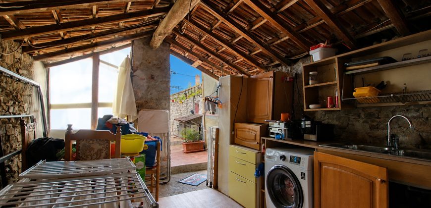 Storical apartment with terrace in a calm village