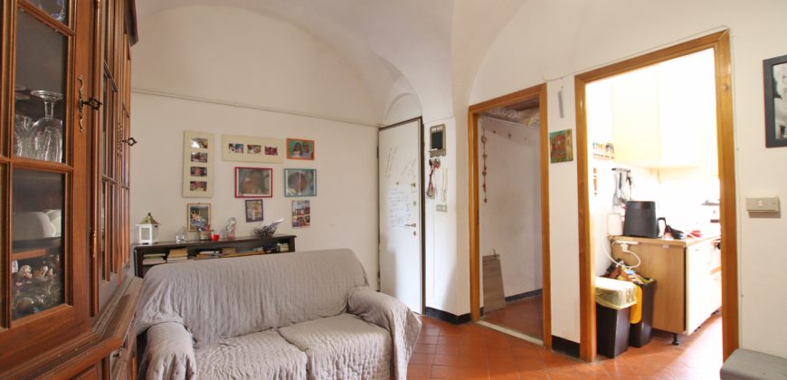 Storical apartment with terrace in a calm village