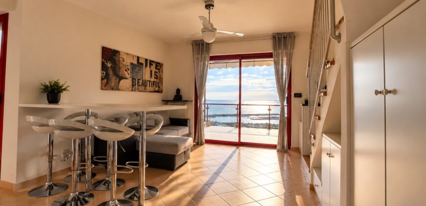 Elegant Top-Floor Duplex Apartment with Stunning Sea Views, Swimming Pool, Tennis Court and Private Garage!