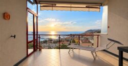 Elegant Top-Floor Duplex Apartment with Stunning Sea Views, Swimming Pool, Tennis Court and Private Garage!