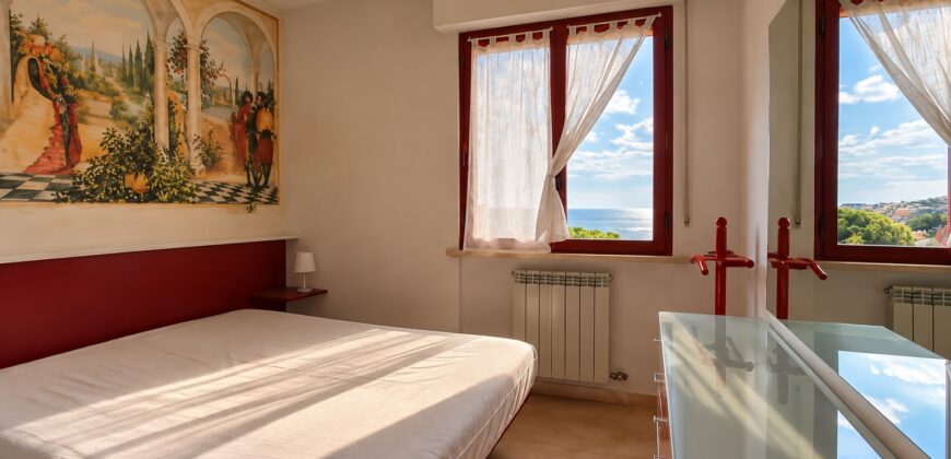 Elegant Top-Floor Duplex Apartment with Stunning Sea Views, Swimming Pool, Tennis Court and Private Garage!