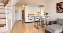 Elegant Top-Floor Duplex Apartment with Stunning Sea Views, Swimming Pool, Tennis Court and Private Garage!